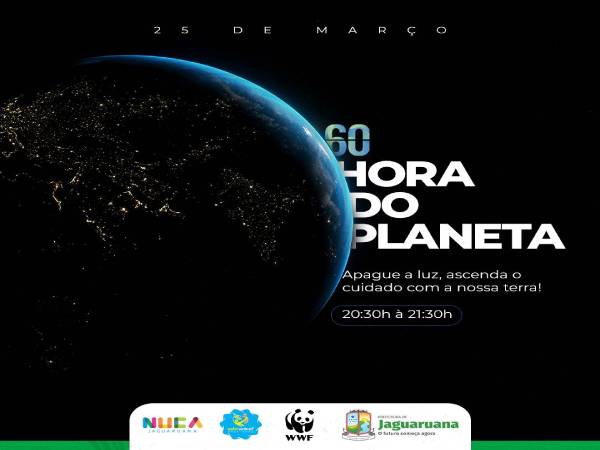 25 de Março é o dia em que as Nações Unidas comemoram a "Hora do Planeta"!