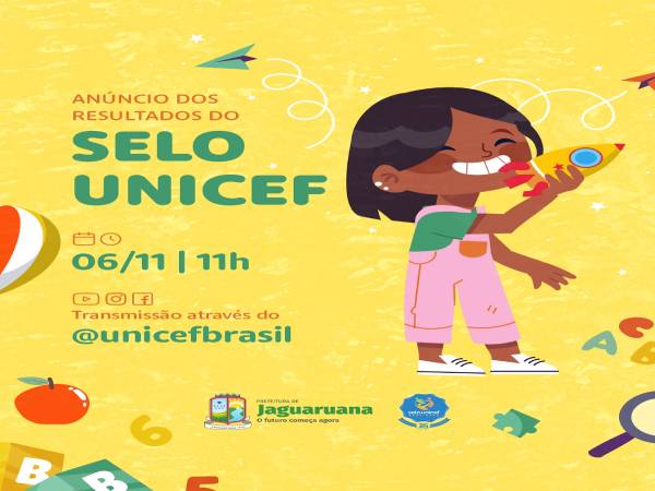 Acompanhe o anúncio dos resultados do Selo UNICEF!