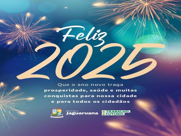 2025 CHEGOU! Desejamos a todos um ano repleto de realizações!